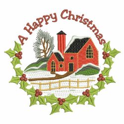 Christmas Greetings 02(Md) machine embroidery designs