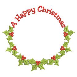 Christmas Greetings 07(Sm) machine embroidery designs