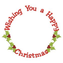 Christmas Greetings 10(Lg) machine embroidery designs