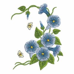 Morning Glory 09 machine embroidery designs