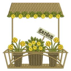 Garden Scenes 02 machine embroidery designs