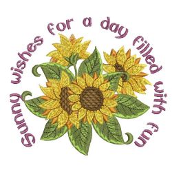 Sunflowers 04 machine embroidery designs