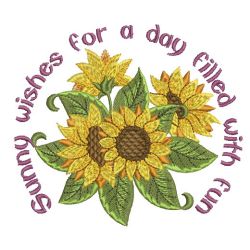 Sunflowers 04 machine embroidery designs