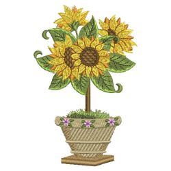 Sunflowers 05 machine embroidery designs