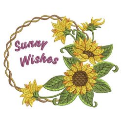 Sunflowers 07 machine embroidery designs