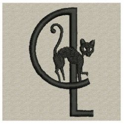 Halloween Alphabet 12 machine embroidery designs