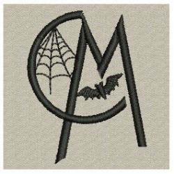 Halloween Alphabet 13 machine embroidery designs