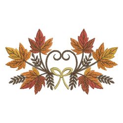 Autumn Leaves 04(Md) machine embroidery designs