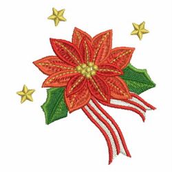 Poinsettia machine embroidery designs