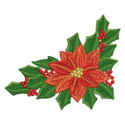 Poinsettia 02 machine embroidery designs