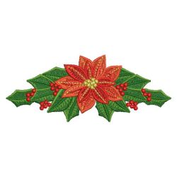 Poinsettia 04 machine embroidery designs