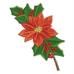 Poinsettia 12 machine embroidery designs