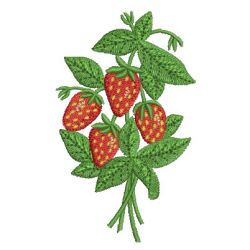 Strawberries 02 machine embroidery designs