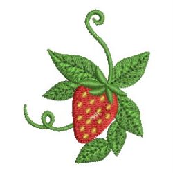 Strawberries 04 machine embroidery designs
