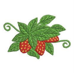 Strawberries 08 machine embroidery designs