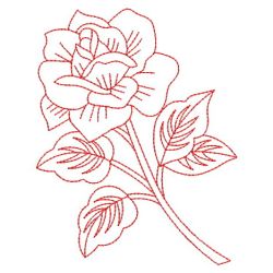 Redwork Roses 01(Sm) machine embroidery designs