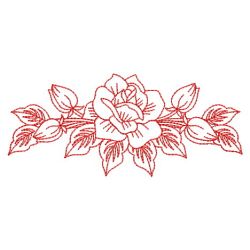 Redwork Roses 06(Md) machine embroidery designs