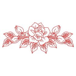 Redwork Roses 06(Lg)