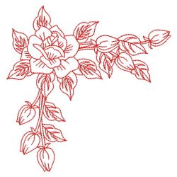 Redwork Roses 08(Lg)