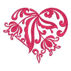 Damask Heart 10 machine embroidery designs