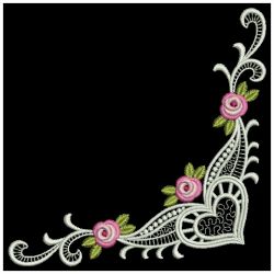 Bullion Rose Corners 01(Lg) machine embroidery designs