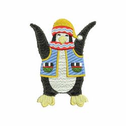 Penguin Fun 06 machine embroidery designs
