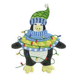 Penguin Fun 09 machine embroidery designs