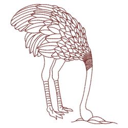 Redwork Ostrich 09(Sm)