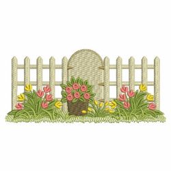 Garden Scenes 2 06(Lg) machine embroidery designs