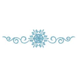 Simply Snowflake Border 01 machine embroidery designs