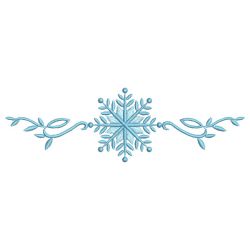 Simply Snowflake Border 02 machine embroidery designs