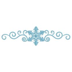 Simply Snowflake Border 04