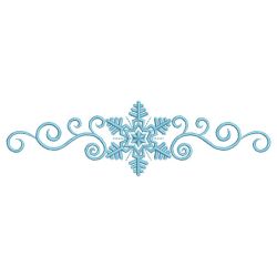 Simply Snowflake Border 04