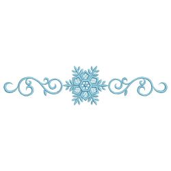 Simply Snowflake Border 05 machine embroidery designs