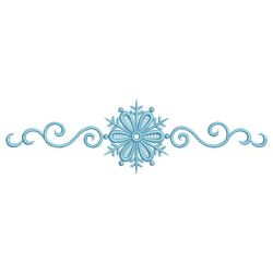 Simply Snowflake Border 06
