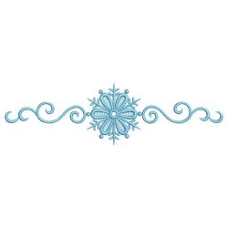 Simply Snowflake Border 06