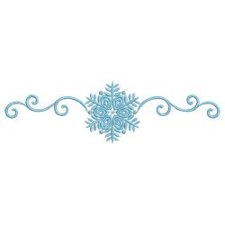 Simply Snowflake Border 07