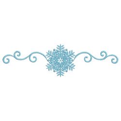 Simply Snowflake Border 07