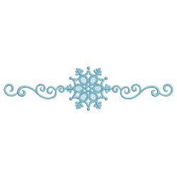 Simply Snowflake Border 08 machine embroidery designs