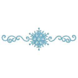 Simply Snowflake Border 10