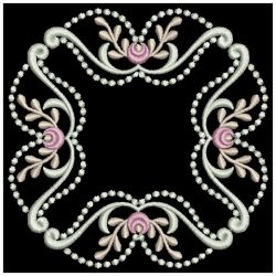 Candlewick Rose Quilt 02(Lg) machine embroidery designs