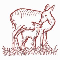 Redwork Deer(Lg) machine embroidery designs