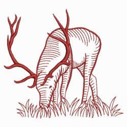 Redwork Deer 05(Sm)