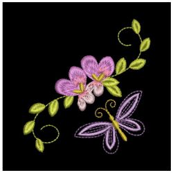 Curly Butterfly machine embroidery designs