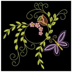 Curly Butterfly 07 machine embroidery designs