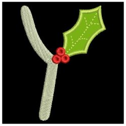 Applique Christmas Alphabet 25