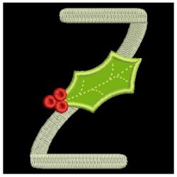 Applique Christmas Alphabet 26