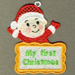 FSL Baby's 1st Christmas 07 machine embroidery designs