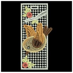 FSL Bird Bookmarks 10 machine embroidery designs