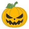 Applique Halloween Pumpkin